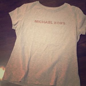 Michael kors large grey t shirt